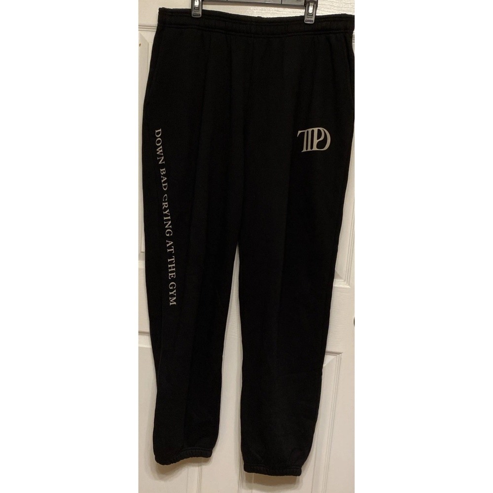 Official Taylor Swift TTPD Down Bad Crying at the Gym Sweatpants Size 3XL